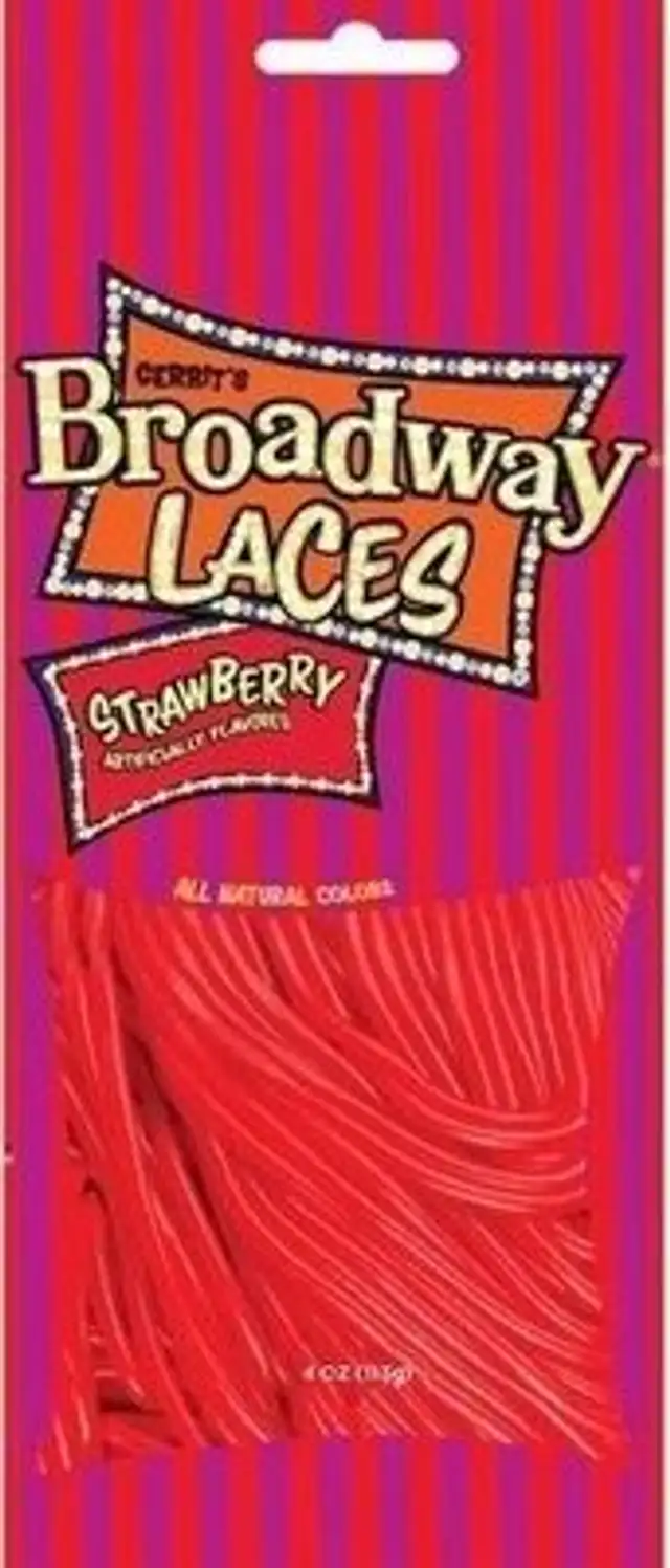 Broadway strawberry laces