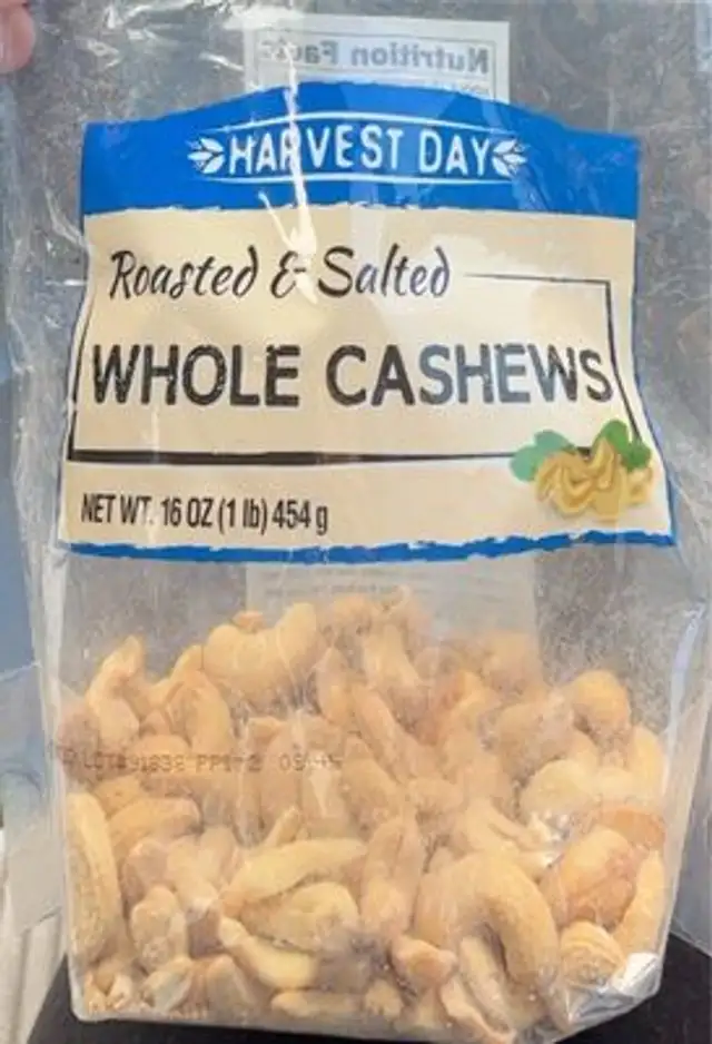 Roasted & Salted Whole Cashews