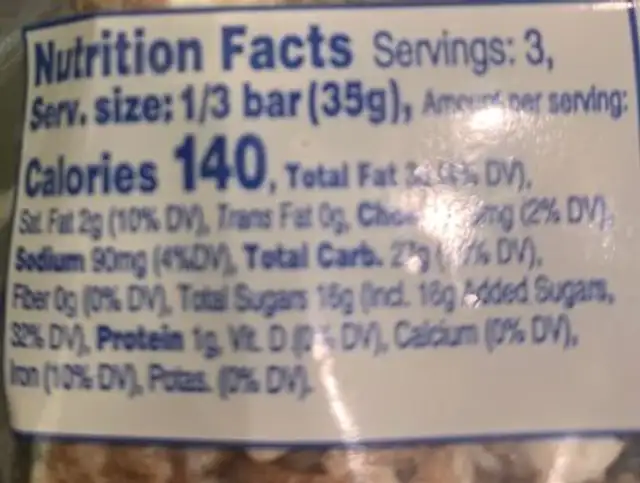 Chicken salad chick nutrition facts table