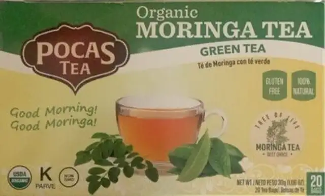 Organic Moringa Tea Green Tea