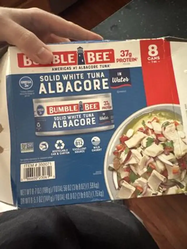 Solid White Albacore Tuna In Water front packaging