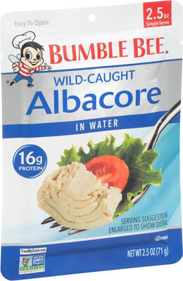 Albacore white tuna in water