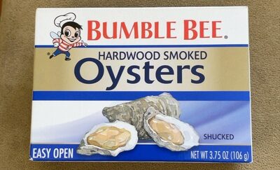Hardwood Smoked Oysters front packaging