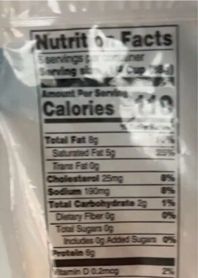 Finely shredded taco blend cheese with taco seasoning nutrition facts table
