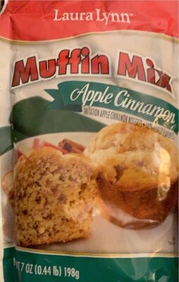 Apple Cinnamon muffin mix front packaging