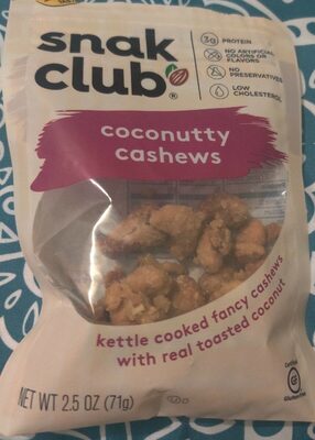 Coconutty cashews
