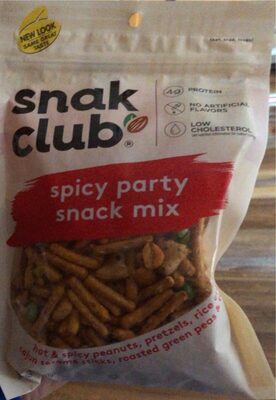Spicy Party Snack Mix front packaging