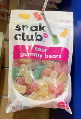 Sour gummy bears