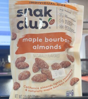 Maple Bourbon Almonds