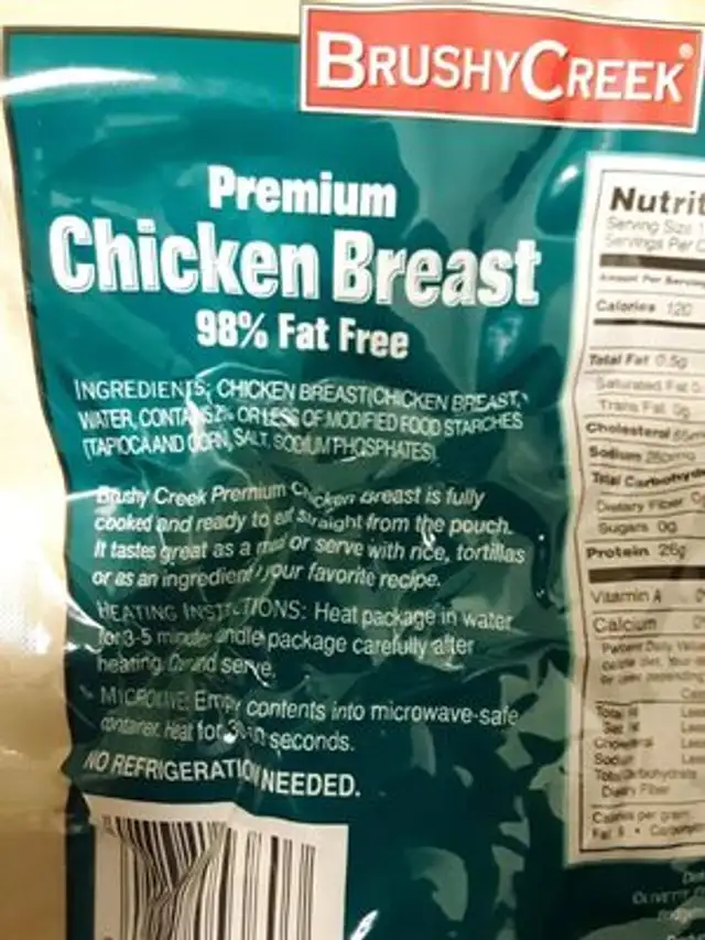 Unknown ingredients label