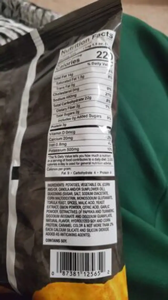 The Whole Shabang Extreme nutrition facts table
