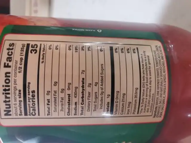 blue parrot spaghetti sauce ingredients label