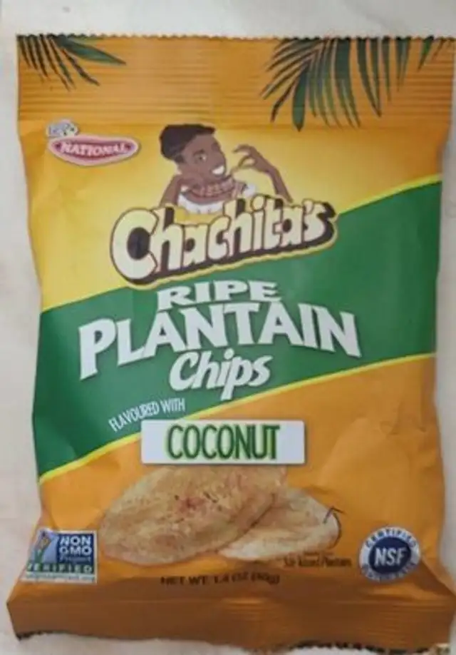 Chachitas Ripe Plantain chips with coconut