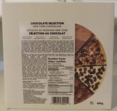 New York Cheesecake Chocolate Selection