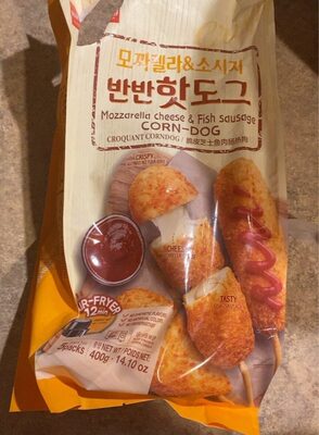 Mozzarella Cheese & Fish Sausage Corn Dog