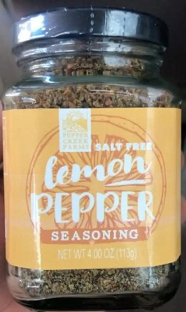 Lemon pepper seasoning