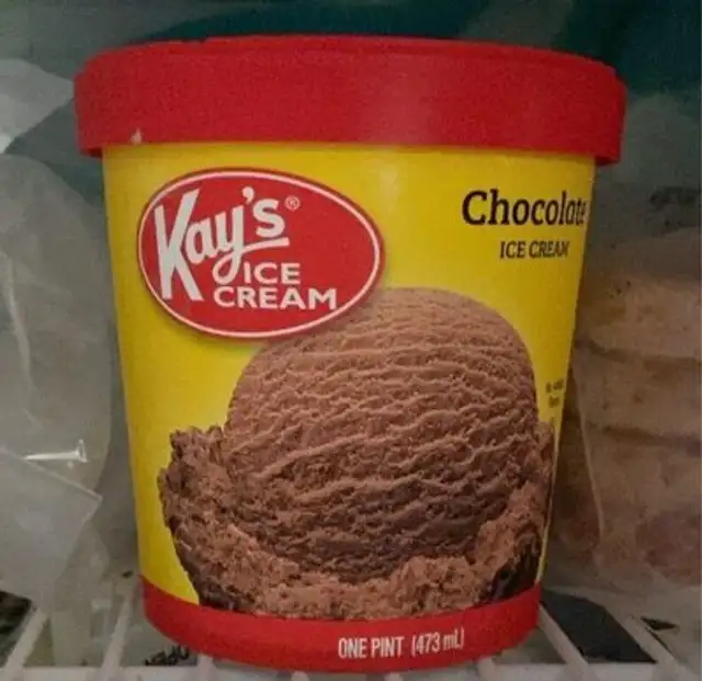 Kay's chocolate ice cream