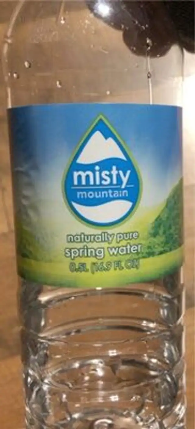 Misty mountain water