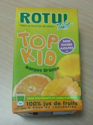 Top Kid mangue orange