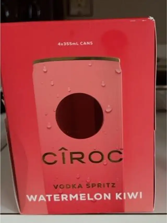 Vodka spritz watermelon kiwi