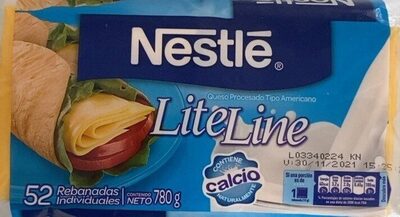 Queso procesado tipo americano LiteLine