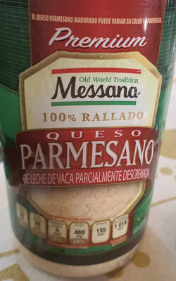 Queso Parmeso de leche de vaca 100% rayado