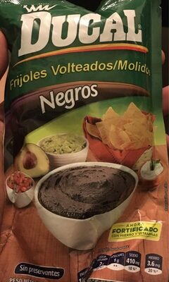 Black Beans Refried front packaging