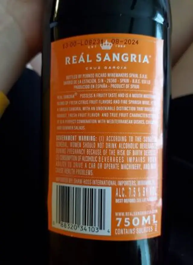 Unknown ingredients label