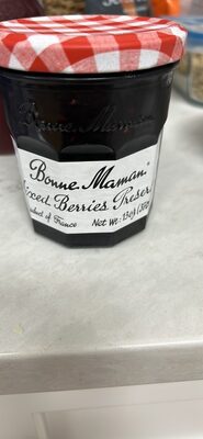 Mixed Berries Preserves front packaging