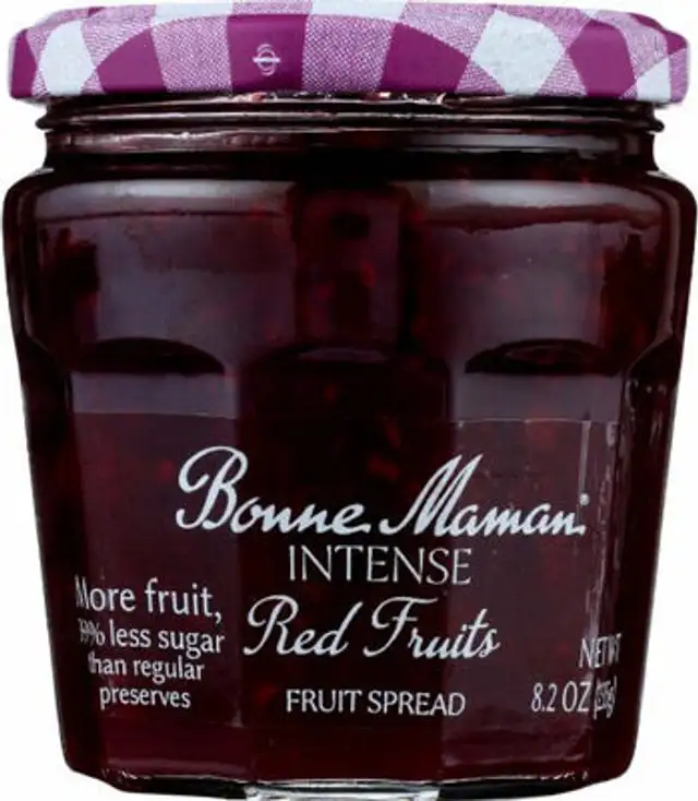 Intense red fruits spread