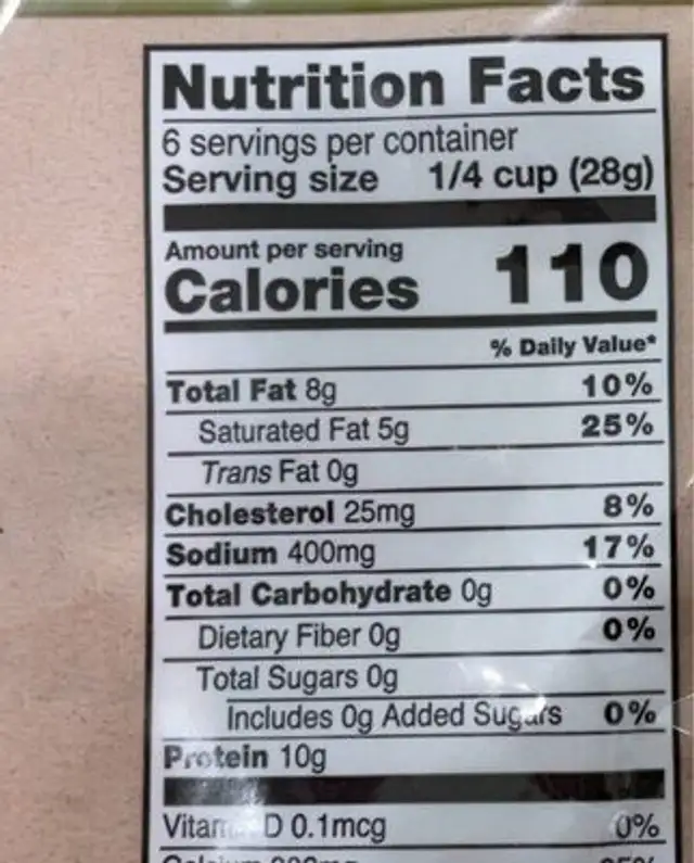Shaved parmesan romano & asiago natural cheese nutrition facts table