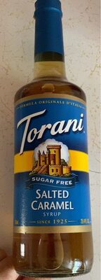 Sugar free salted caramel syrup