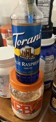 Blue Raspberry Flavored Syrup