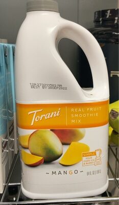 Real fruit smoothie mix mango