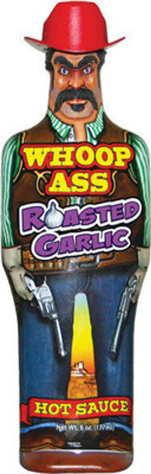 Whoop ass roasted garlic hot sauce