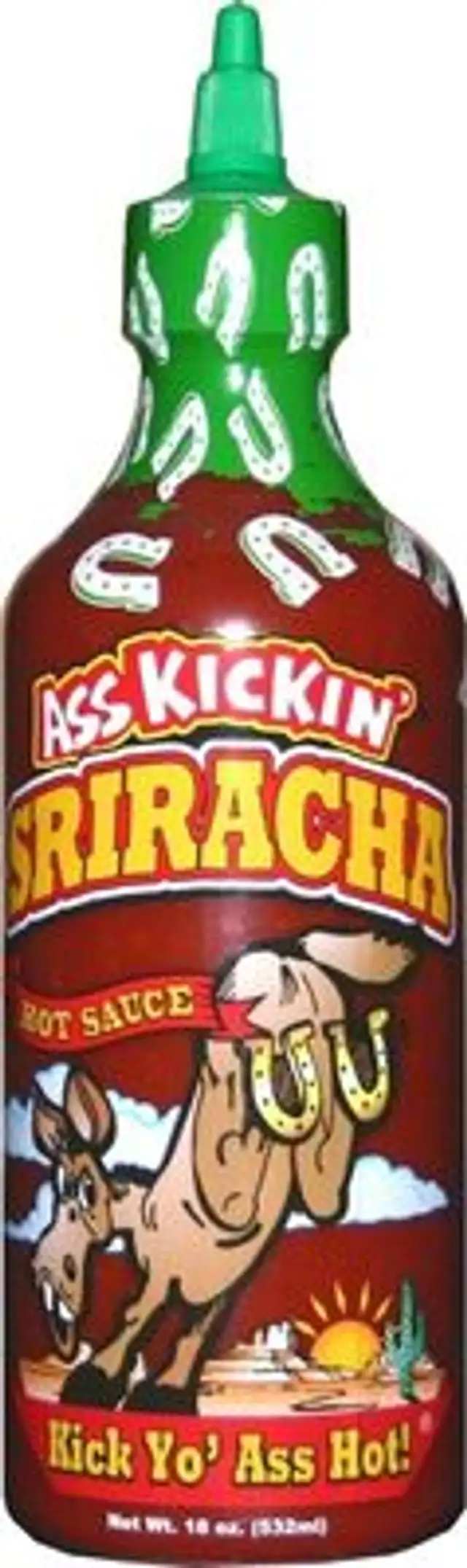 Ass kickin sriracha hot sauce