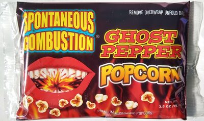 Ghost pepper microwave popcorn