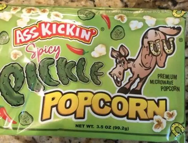 Spicy pickle popcorn