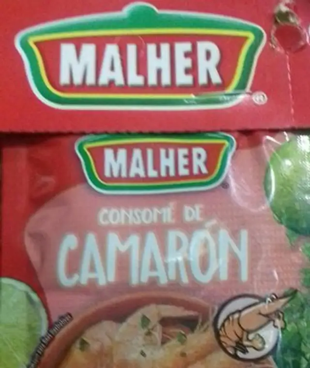 conzome malher, cartón 10Q, sobre, 1Q ingredients label