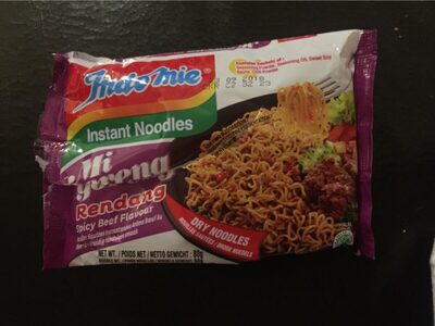 Soupe Indomie Mi Goreng Rendang front packaging