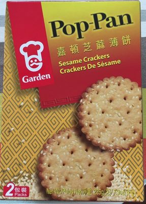 Pop Pan sesame crackers