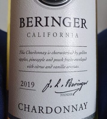 Chardonnay 2019 front packaging