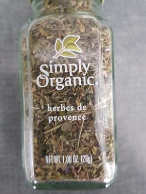 Simply organic front packaging