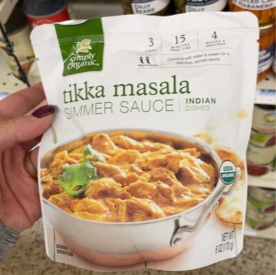 Tikka masala, simmer sauce