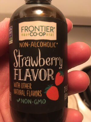 Strawberry Flavor, Non-Alcoholic front packaging