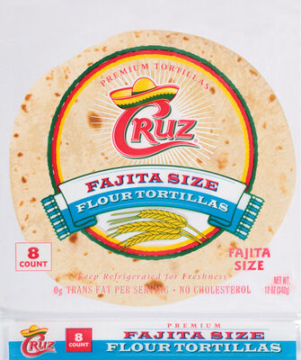 Fajita Size Flour Tortillas