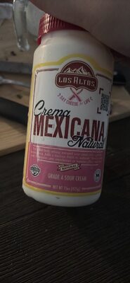 Crema Mexicana Natural