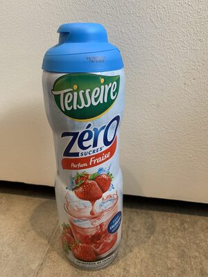 Zéro sucres parfum fraise