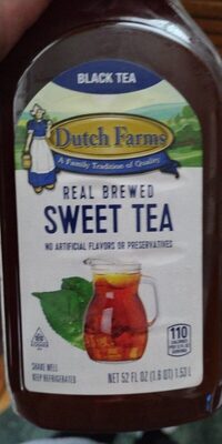 Black sweet tea