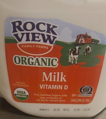 Organic milk vitamin D
